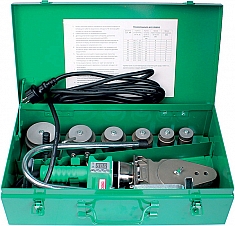 Комплектация паяльника для полипропиленовых труб Rotorica Rocket Welder 63 серия Top