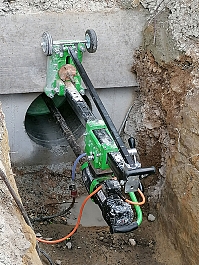 Применение двигателей для алмазного бурения Eibenstock PLD 450.2 PowerLine