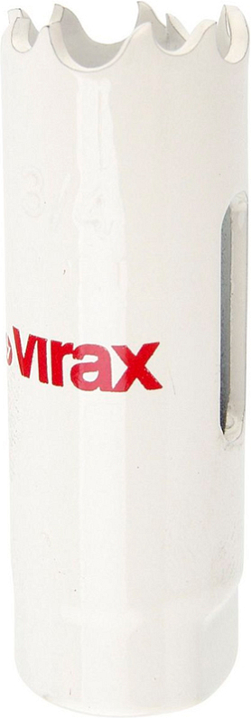 Коронка биметаллическая Virax Bi-Mеtal HSS 22 мм Коронка биметаллическая Virax Bi-Mеtal HSS 22 мм