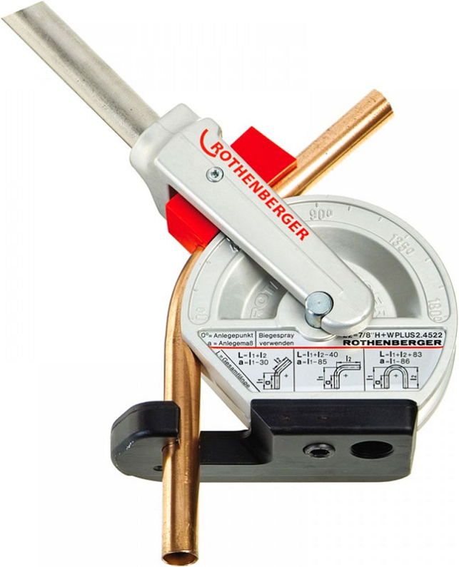 Применение ручного трубогиба Rothenberger Robend H+W Plus 3/8"