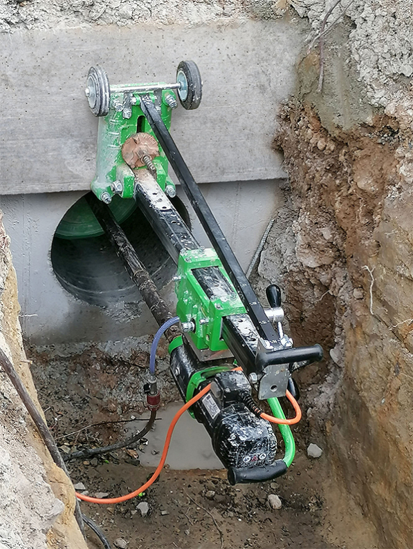 Применение установок алмазного бурения Eibenstock PLE 450 B PowerLine