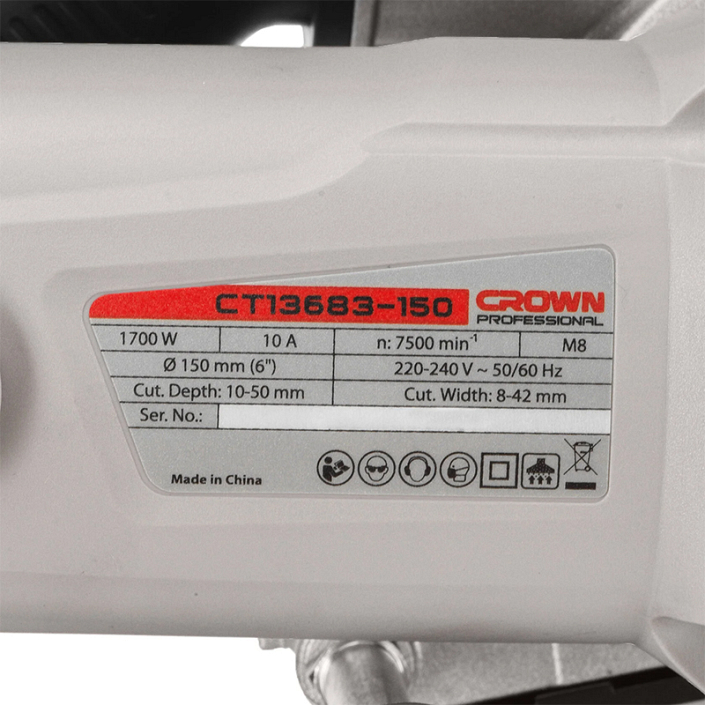 Шильдик штробореза Crown CT13683-150